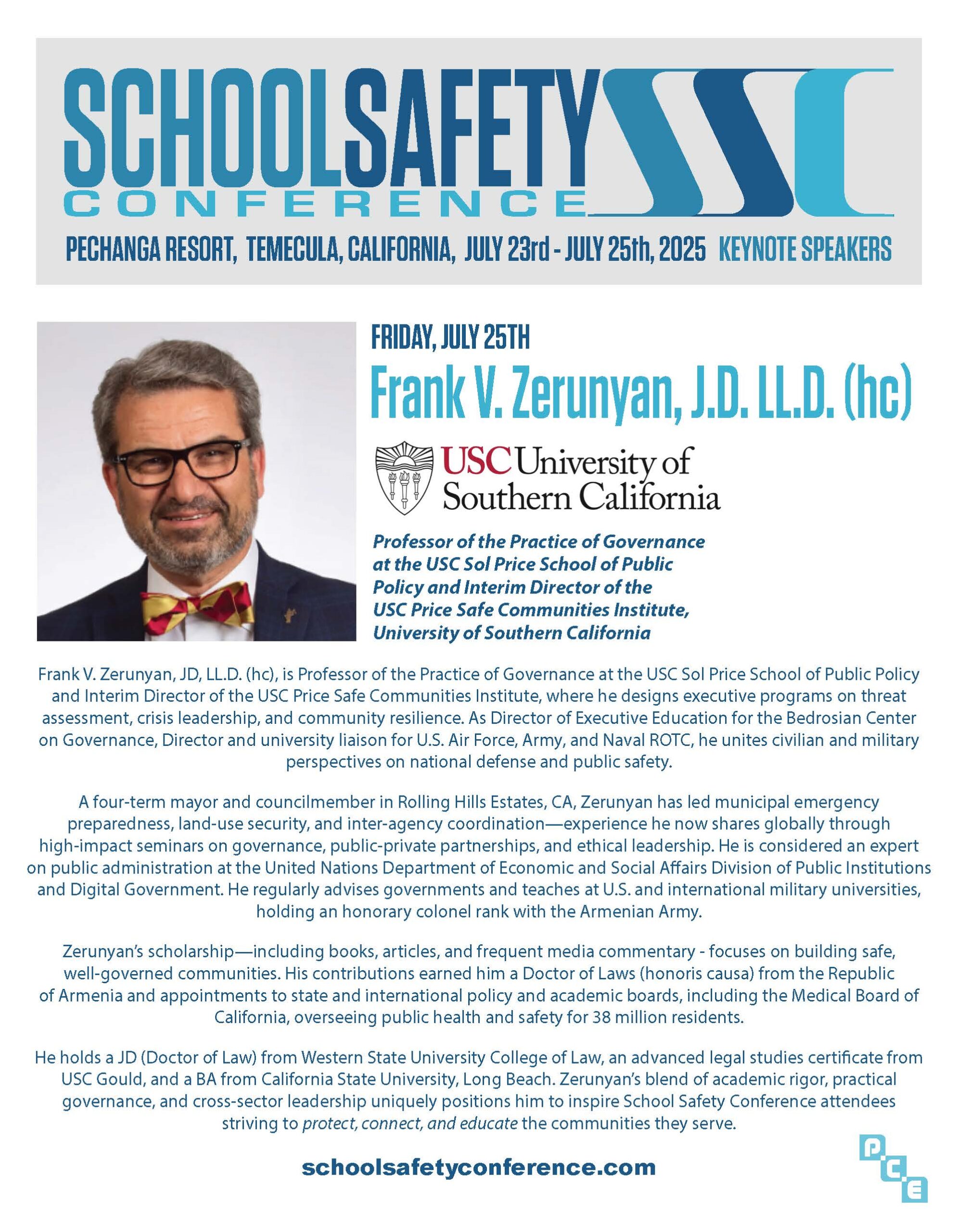 School Safety Conference - Keynote Speaker